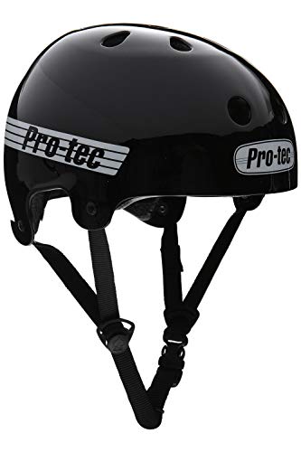 Pro-Tec Helmet Old School Cert Skateboard-Helm, Unisex, für Erwachsene, Schwarz (Gloss Black), M von Pro-Tec