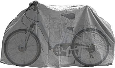 Fahrrad Abdeckplane Fahrradgarage wasserdicht robust, 210x110 cm, grau, PEVA, Klettverschluss, 239 g von ProPlus