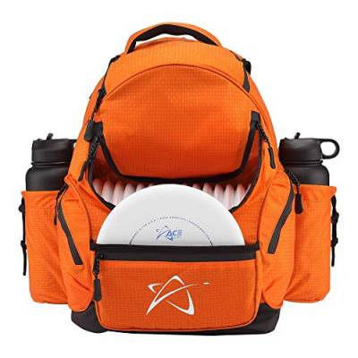 Prodigy Disc BP-3 V3 Disc Golf Backpack - Golf Travel Bag - Holds 17+ Discs Plus Storage - Tear and Water Resistant - Great for Beginners - Affordable Golf Bag (Orange) von Prodigy Disc