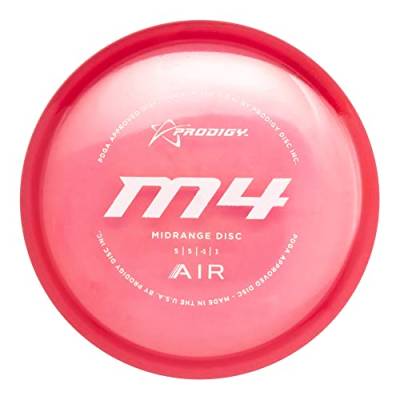 Prodigy Disc M4 Air | Understable Disc Golf Midrange | Extremely Reliable for Straight to Understable Shots | Great Beginner Midrange Disc | Lightweight Plastic | 160-164g | Colors May Vary von Prodigy Disc