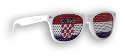 Promo Trade WM Fanbrille - Kroatien mit einem Logo Kids - Sonnenbrille - Fan Artikel von Promo Trade