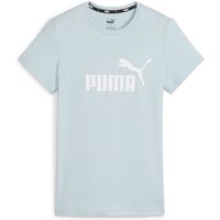 PUMA Essentials Logo T-Shirt Damen 25 - turquoise surf XS von Puma