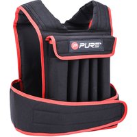 Pure2Improve Gewichtsweste schwarz/rot 20 kg von Pure2Improve