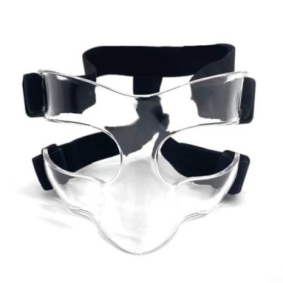 QOXEZY Verstellbarer Nasenschutz für Sport, schlagfester Schutz (halbes Gesicht) von QOXEZY