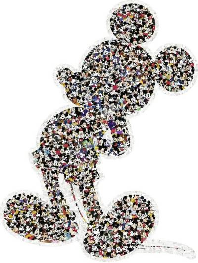 Ravensburger Konturenpuzzle Shaped Mickey, 945 Puzzleteile, Made in Germany, FSC® - schützt Wald - weltweit von Ravensburger