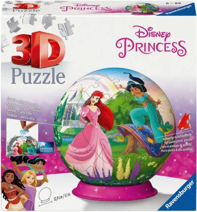 Ravensburger Puzzle Puzzle-Ball Disney Princess, 72 Puzzleteile, Made in Europe, FSC® - schützt Wald - weltweit von Ravensburger