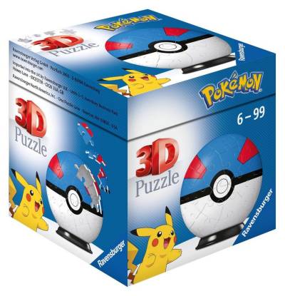 Ravensburger Puzzle Ravensburger 3D Puzzle 11265 - Puzzle-Ball Pokémon Pokéballs - Supe..., Puzzleteile von Ravensburger