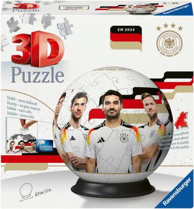 Ravensburger Puzzleball Puzzle-Ball Nationalmannschaft DFB 2024, 72 Puzzleteile, Made in Europe von Ravensburger