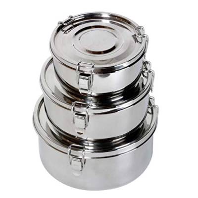 Relags Edelstahl 'Food Container' -klein Dose, Silber, 0.5 Liter von Coghlan