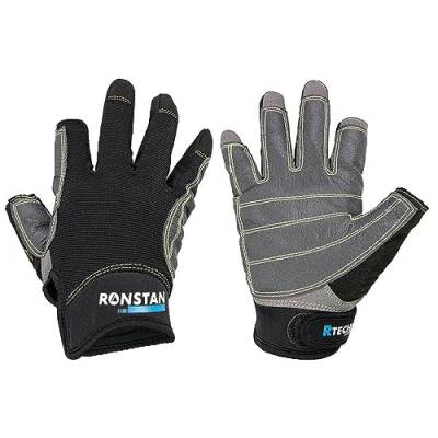 Ronstan Sticky Race Glove 3 Finger, Schwarz, XL von Ronstan
