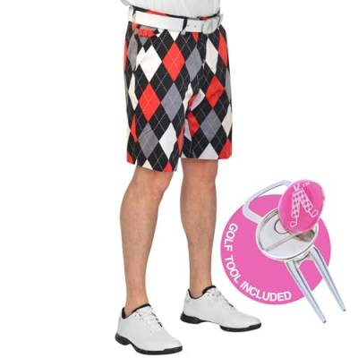 ROYAL & AWESOME HERREN-GOLFSHORTS - Diamond In The Rough-38" Waist von Royal & Awesome