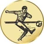 S.B.J - Sportland Pokal/Medaille Emblem, Motiv Fußball/Herren, Durchmesser 50 mm, Gold von S.B.J - Sportland