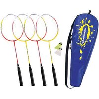 SCHILDKRÖT Badmintonset SK Badminton Set 4-PLAYER in Tragetasche blue, M-2022 von SCHILDKRÖT