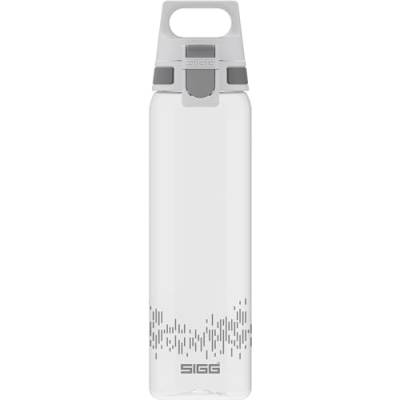 SIGG Total Clear ONE MyPlanet™ Trinkflasche (0.75 L), BPA-freie und auslaufsichere Trinkflasche, bruchfeste Sport Trinkflasche aus Tritan mit Fruchtfilter, Anthrazit von SIGG
