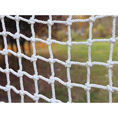 SSCYHT Fußballtor Netz Hinterhof Fußballnetz Allwetter Rebounder Match Training Netz für Kinder und Erwachsene, Durchmesser 6 mm, Maschenabstand 10 cm (nur Netz),5 * 3M(16 * 10ft) von SSCYHT