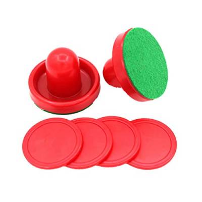 SUNREEK Air Hockey Unterlegscheiben Set 2 und 4 Stück rot von SUNREEK