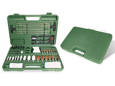 SUTTER Großes Premium Waffen Reinigungsset in stabilem grünen Koffer/Waffenzubehör zur Waffenpflege und Waffenreinigung von SUTTER