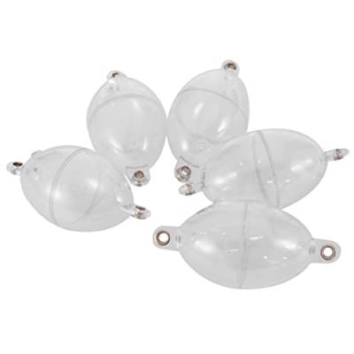 SUVIA 5 Stück/Set Angelposen PVC ovale Bälle Wasserball Bubble Floats Tackle Meeresangeln Outdoor Zubehör Weiß von SUVIA
