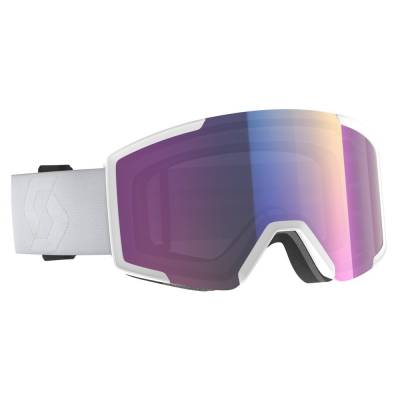 Scott Shield Ski Goggles Durchsichtig Enhancer Teal Chrome/CAT 2 von Scott