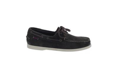 Sebago DOCKSIDES® PORTLAND Flesh Out Men, Velour, Leather, Moka 7111PTW-ABU Bootsschuh von Sebago