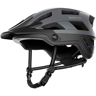 Sena Adult M1-MG00L Smart Mountainbike-Helm (M1, Mattgrau, L) von Sena