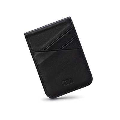 SENA MagSafe Wallet Phone Stand, Apple MagSafe Wallet Stand Attachment for Apple iPhone 12/13/14 Pro/Max/Max Pro, iPhone Leather Wallet Stand with MagSafe, Apple MagSafe Wallet, Black (SXD115US) von Sena