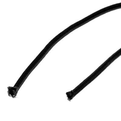 Sharplace Flexibles Gummiseil für die Sicherung von Stoßdämpfern – für Boote und Anhängerabdeckungen, 5 Meter, Schwarz, Schwarz, 2 STK von Sharplace