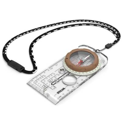 Silva Kompass Outdoor - Compass 5 - Von NATO-Streitkräften Vertraut - Maßstab 1:25k 1:40k 1:50k mm & in - Wanderkompass für Fortgeschrittene Nutzer und Profis - Marschkompass Kompass Militär von Silva