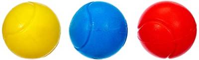 Simba 107354316 - 3 Softbälle, Ersatzbälle, Softball Tennis, 7cm, Ballspiel, ab 3 Jahren von Simba