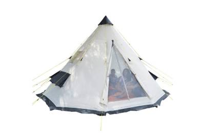 Skandika Tipi-Zelt Goathi 365 Protect, Personen: 10, Campingzelt, wasserfest, eingenähter Zeltboden von Skandika
