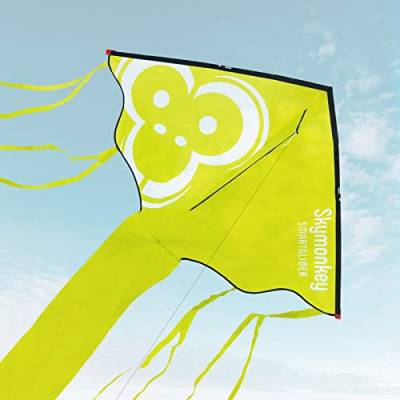 Skymonkey Smartglider Einleiner Drachen für Kinder ab 5 Jahren, Kinderdrache - 130cm, gelb von Skymonkey