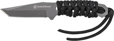 Smith & Wesson Unisex – Erwachsene Smith&Wesson Neck Knife Taschenmesser, schwarz, one Size von Smith & Wesson