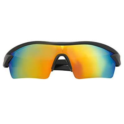 Polarisierte Radfahrer Sonnenbrille Anti UV Sportbrille Augenschutz Staubdichte Anglerbrille Fahrbrille Für Männer Frauen Jugend Radfahren Fahren Fischen Laufen Golf Motorrad von Sorandy