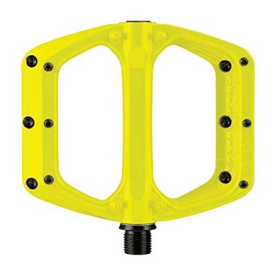 Spank Art: Uni Pedales Spoon Dc Yellow fahrradpedale, gelb, 100x105mm von Spank