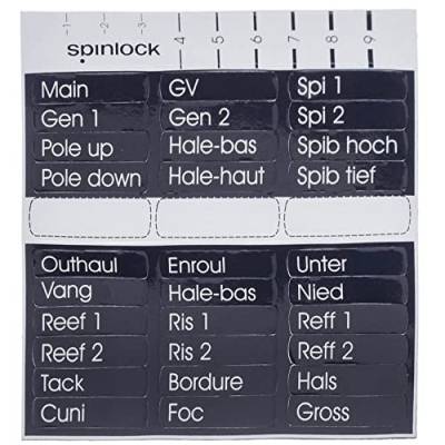 Spinlock Kupplungsgriff-Etiketten von Spinlock