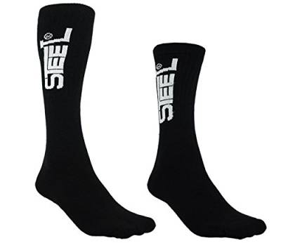 Steel Schlittschuh-Socken Color schwarz/Short von Steel