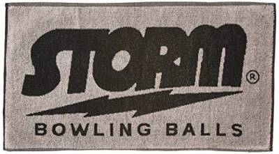 Storm Bowling Products gewebtes Handtuch, Grau/Schwarz von Storm