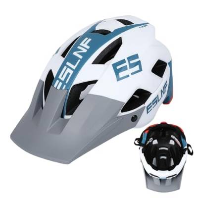 Streysisl Fahrradhelme für Herren,Fahrradhelme - Fahrrad-Kopfbedeckung mit Abnehmbarer Krempe,Fahrradhelme für Erwachsene, schützende, atmungsaktive Ausrüstung, für E-Bike, Rennradfahren von Streysisl