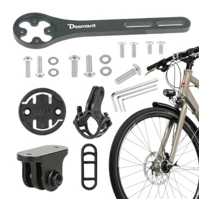 Streysisl Fahrradvorbauverlängerung, Fahrradvorbauerhöhung, Lenkererhöhungsverlängerung, Aluminiumlegierung – Schwarz, Fahrradzubehör, universelle Fahrradvorbauverlängerung für Roller, Mountainbike, von Streysisl