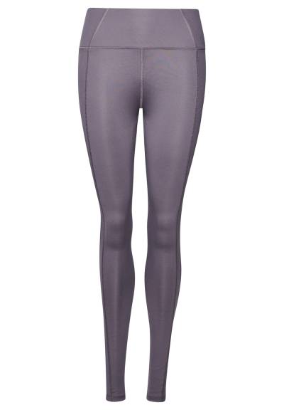 Superdry Damen FLEX RIB TIGHT Leggings Fitnesshose grau von Superdry