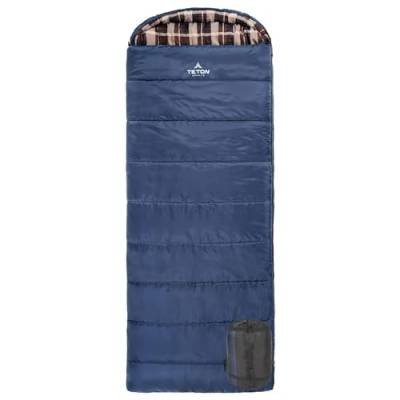 TETON Sports Celsius XL -32C/-25F Schlafsack Sub 0 Grad Schlafsack ideal für kaltes Wetter Camping blau Reißverschluss Links von TETON Sports