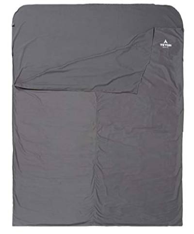 Teton Sports Schlafsack Liner; inklusive Stuff Sack, schwarz von TETON Sports