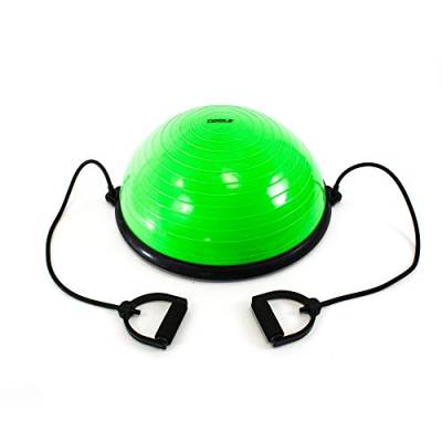 TOOLZ Balance Ball – Balanceball für ein effektives Ganzkörpertraining – Mit integrierten Trainingstubes von TOOLZ