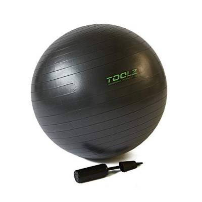 TOOLZ Gymnastic Ball 55cm Gymnastikball/Therapieball Yoga Ball/Pilates Ball für Fitness Balance Trainer Schwangerschaft Geburtsball Gym Ball von TOOLZ