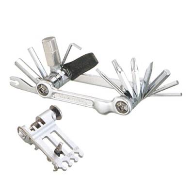 Topeak Unisex -Erwachsene Werkzeugset Mini-Faltwerkzeug 20 Pro Miniwerkzeuge, Silber, 23 Funktionen von TOPEAK