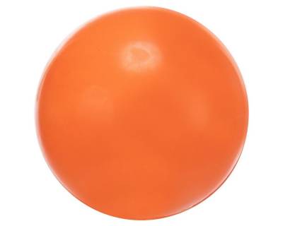 TRIXIE Spielknochen Hundespielzeug Ball, geräuschlos, Durchmesser: 6 cm / Farbe: orange von TRIXIE