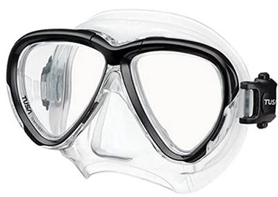 TUSA Intega tauch-Maske schnorchel taucherbrille Profi (Black) von TUSA