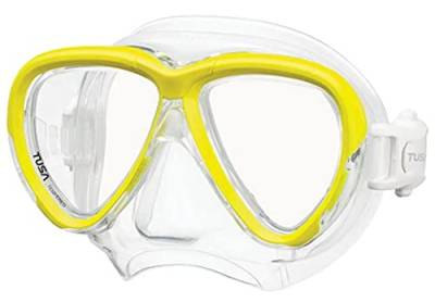 TUSA Intega tauch-Maske schnorchel taucherbrille Profi (Flash Yellow) von TUSA