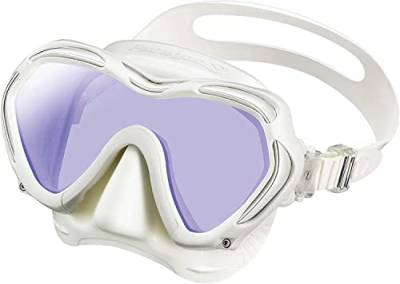 Tusa Paragon S Tauch-Maske Einglas UV Filter Profi (M1007S) (White/White) von TUSA