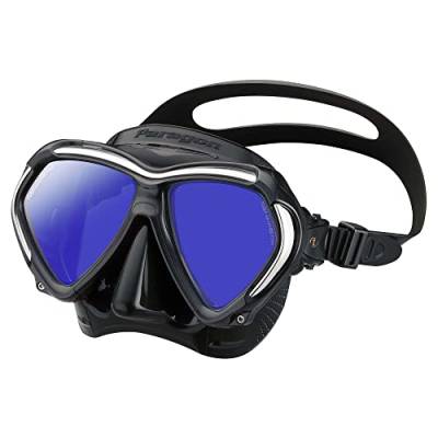 Tusa Paragon taucherbrille tauch-maske - schwarz/silber von TUSA